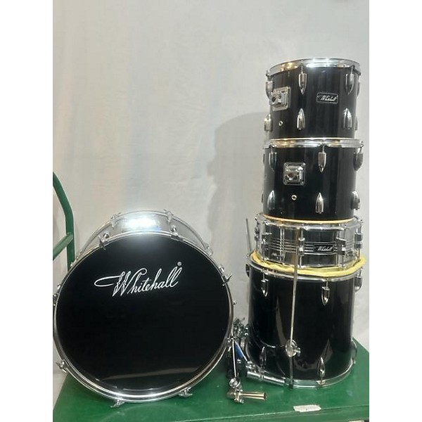 Used Used Whitehall 5 piece Deluxe Black Drum Kit