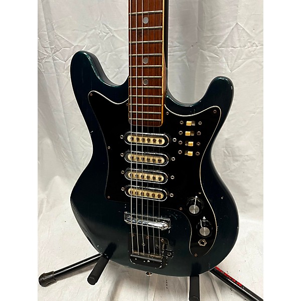 Vintage Vintage 1960s Heit MIJ 4PU SOLIDBODY REFIN Blue Solid Body Electric Guitar