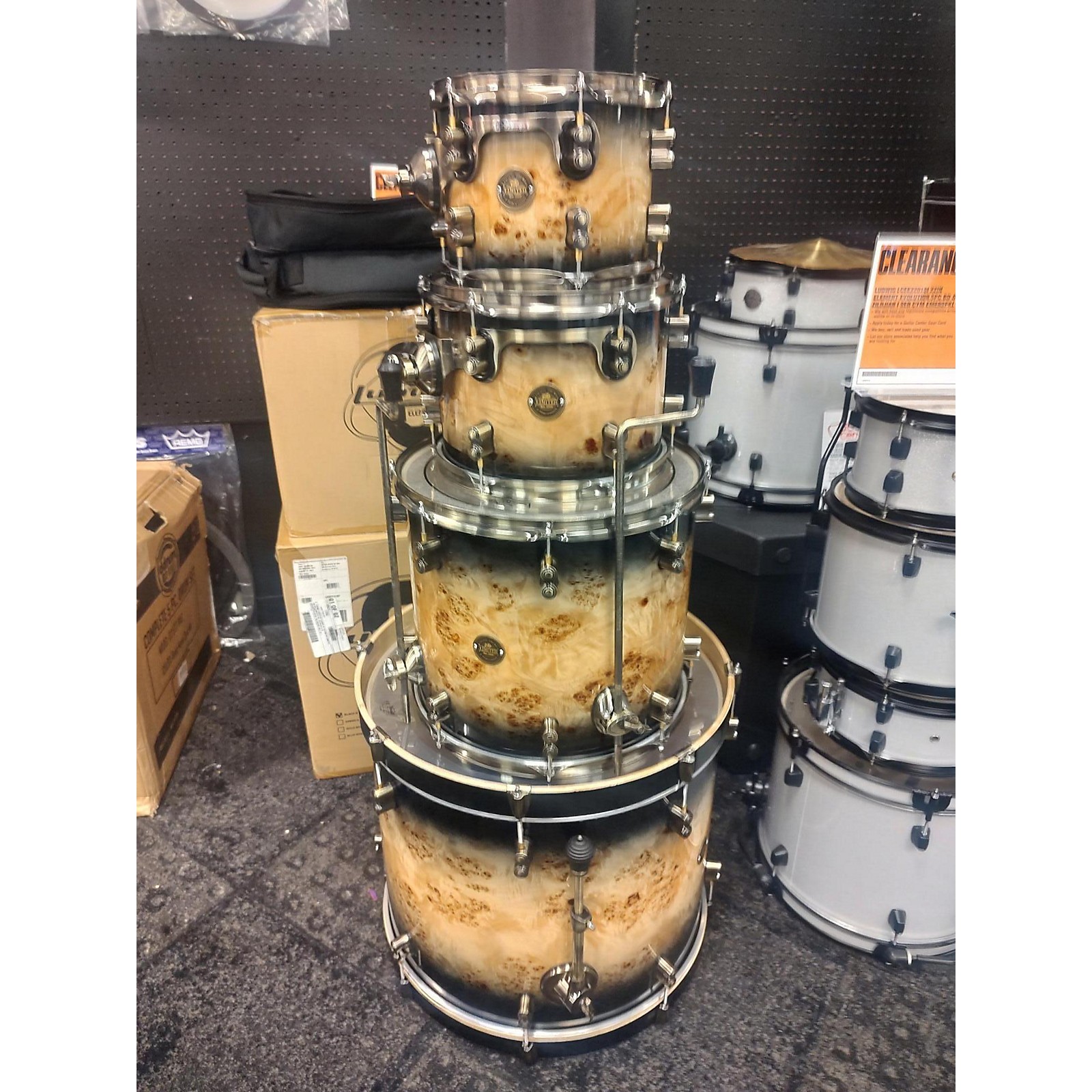 PDP Concept Limited Mapa Burl 4-piece Shell Pack with Hardware