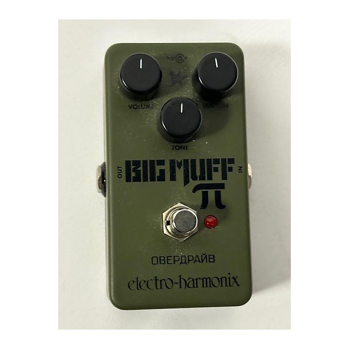 Used Electro-Harmonix 2010s Green Russian Big Muff Pi Fuzz Effect