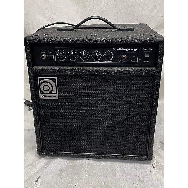 Used Ampeg BA108V2 25W 1x8 Bass Combo Amp | Guitar Center