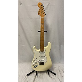 Vintage Fender Vintage 1997 Fender American Stratocaster Jimi Hendrix Tribute Olympic White Solid Body Electric Guitar