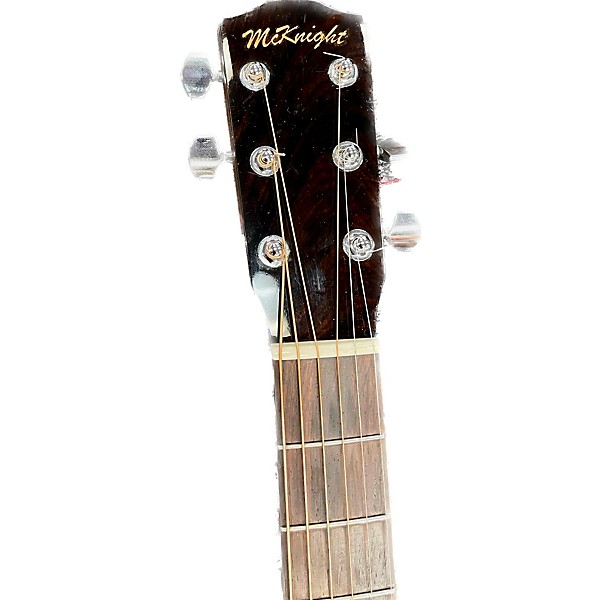 Used Used McKnight Guitars Jumbo Mac Natural Acoustic Electric Guitar