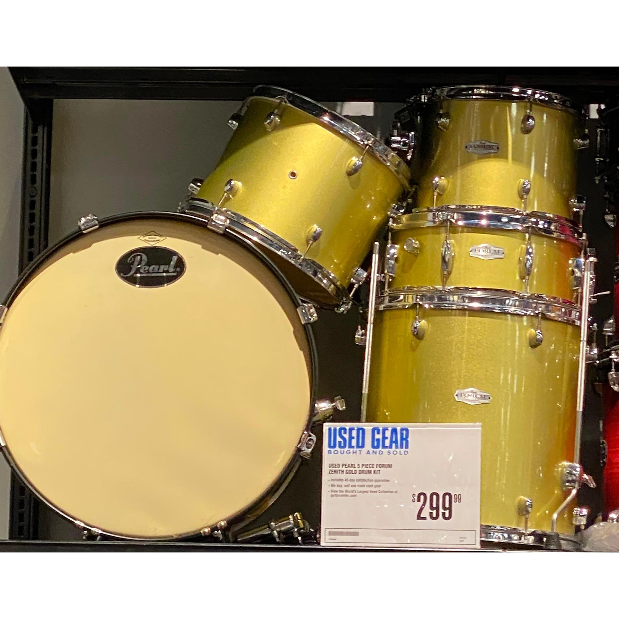 Used Pearl Forum Drum Kit zenith gold | Guitar Center