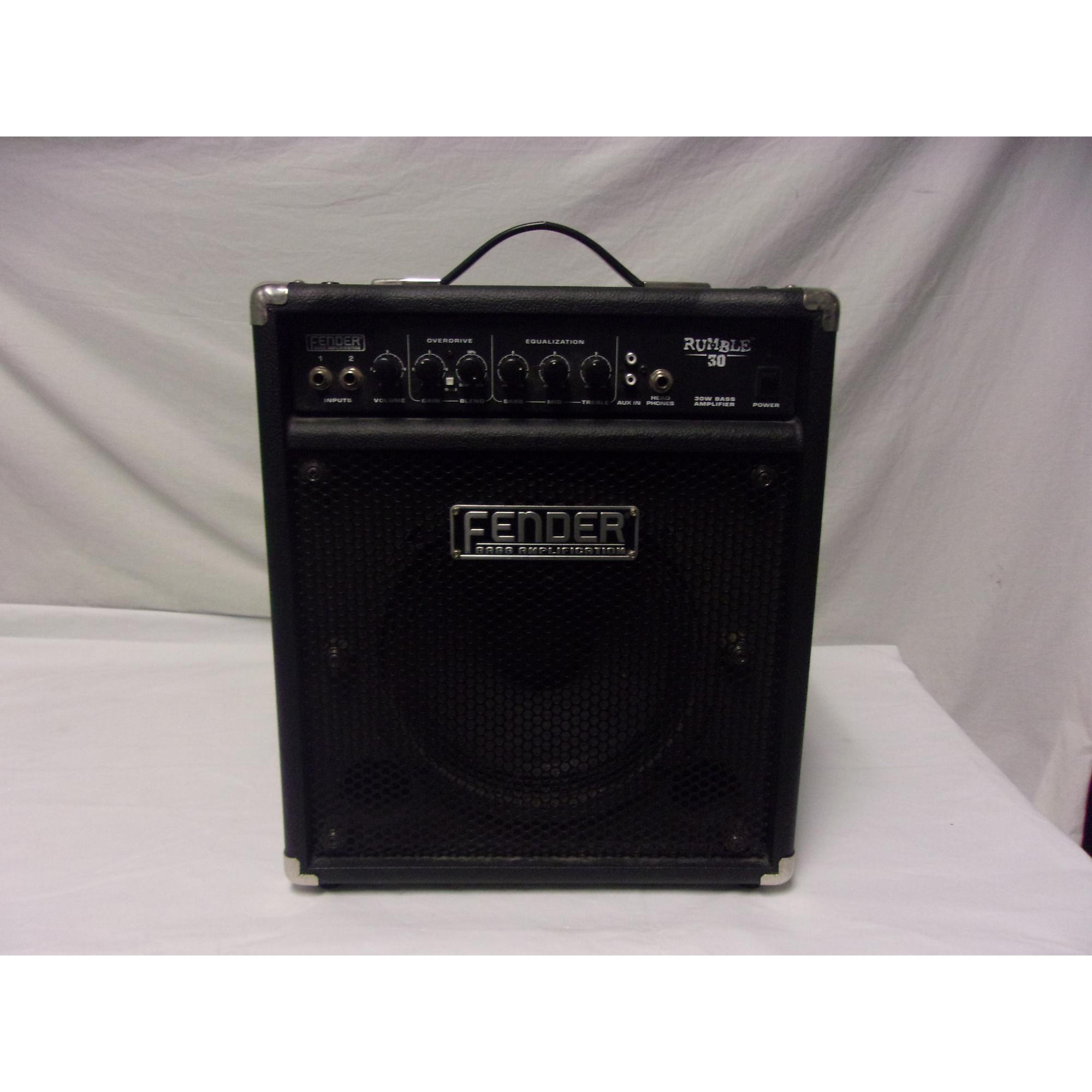 Used Fender Rumble 30 30W 1x10 Bass Combo Amp | Guitar Center