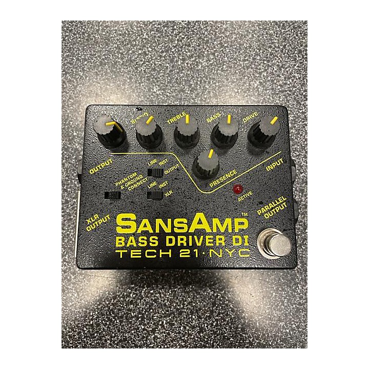 Used Tech 21 Sansamp PBDR Bass Driver DI Bass Effect Pedal