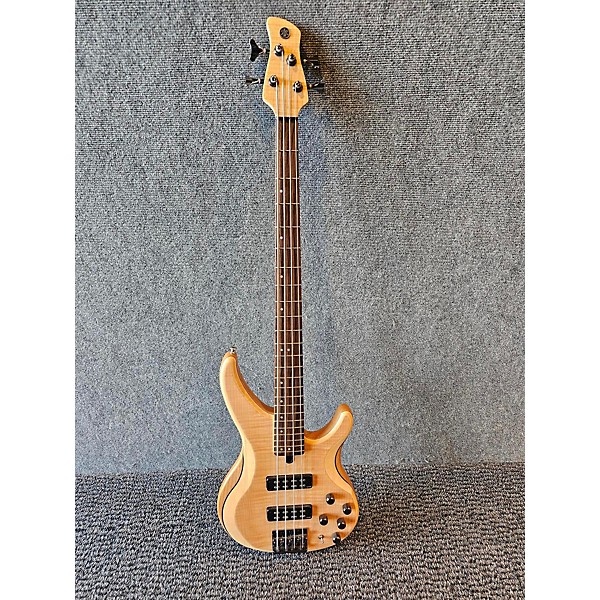 Used Yamaha TRBX604FM Electric Bass Guitar Natural | Guitar Center