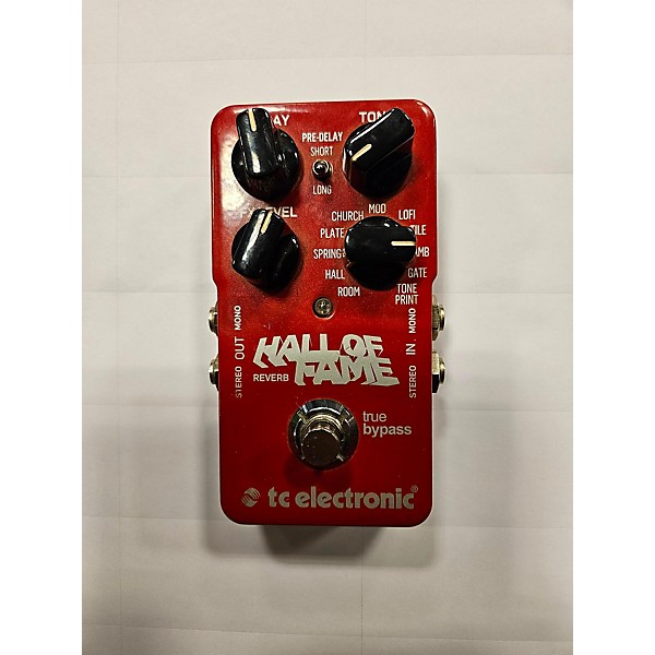 Used TC Electronic Hall Of Fame Reverb Effect Pedal   Guitar Center