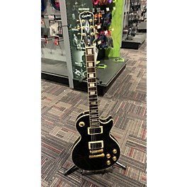 Used Epiphone Used Epiphone Les Paul Custom Black Solid Body Electric Guitar