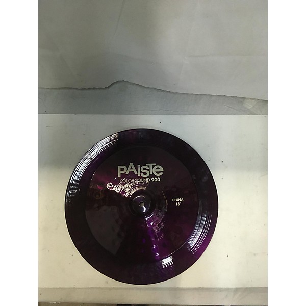 Used Paiste 18in COLOR SOUND 900 CHINA Cymbal