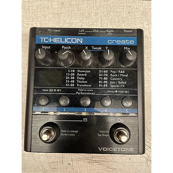 Used TC-Helicon VoiceTone Create Vocal Processor | Guitar Center