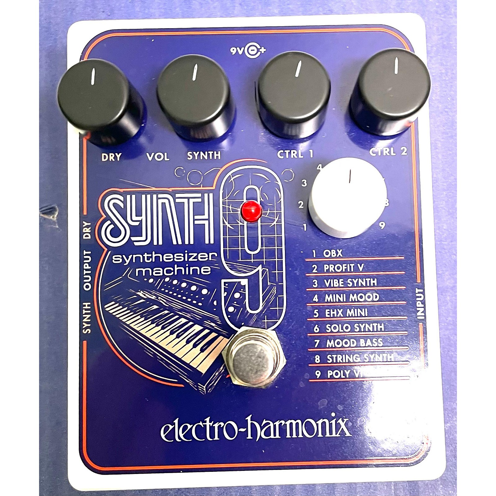 Used Electro-Harmonix SYNTH9 Synthesizer Effect Pedal | Guitar Center