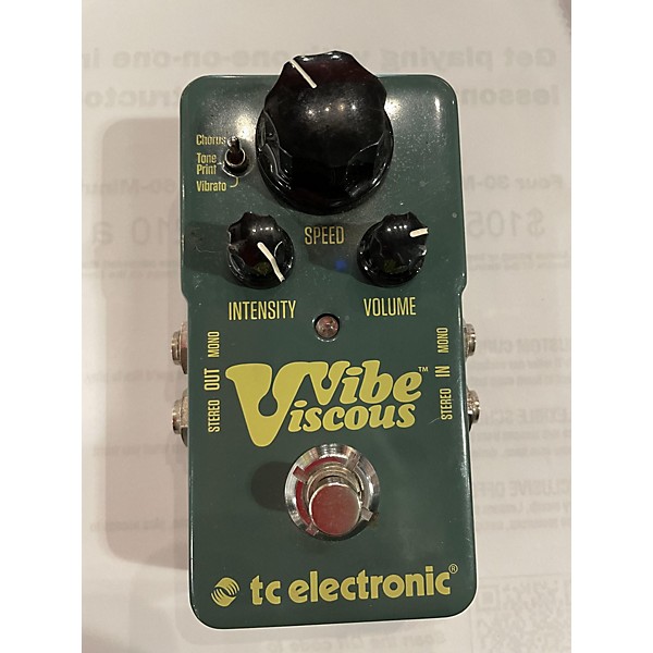 Used TC Electronic Viscous Vibe Univibe Effect Pedal | Guitar Center