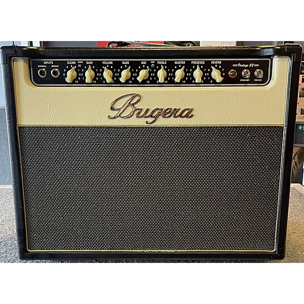 Used Bugera V22 22W 1x12 Tube Guitar Combo Amp