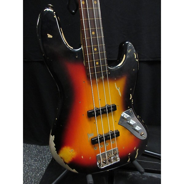 Used Fender 2014 Jaco Pastorius Signature Relic Jazz Bass Electric Bass Guitar
