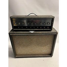 Vintage Silvertone 1960s Twin Twelve 1484 Piggy Back Set Tube Guitar Combo Amp