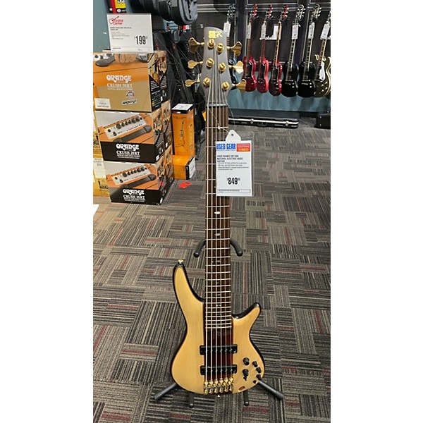 Used Ibanez SR1306 Electric Bass Guitar Natural | Guitar Center