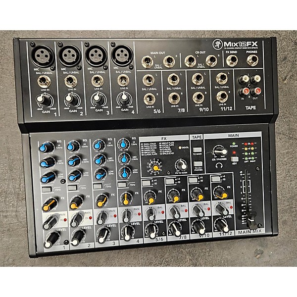 Used Mackie Mix12FX Unpowered Mixer | Guitar Center