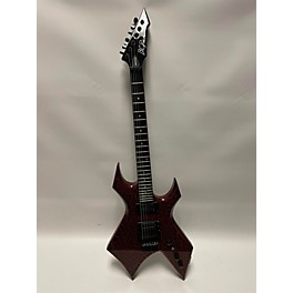 Used B.C. Rich Stranger Things "Eddie's" Warlock Solid Body Electric Guitar