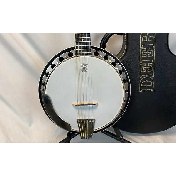 Used Deering B6-E Boston Series 6 String Banjo Natural | Guitar Center