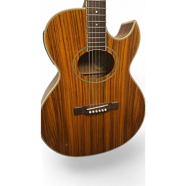 Used Washburn EA9Z Natural Acoustic Electric Guitar