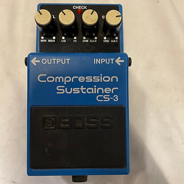 Used BOSS CS3 Compressor Sustainer Effect Pedal Guitar Center