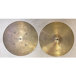 Used Zildjian Used Zildjian 14in Vintage Hi Hats Cymbal