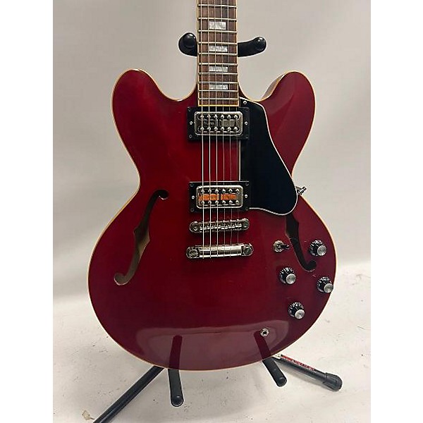 Used Used EDWARDS ESA-118 Cherry Hollow Body Electric Guitar