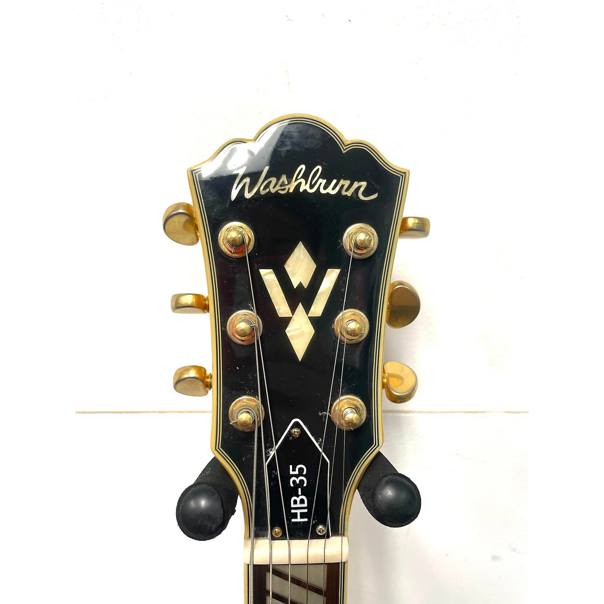 Used Washburn HB-35 Hollow Body Electric Guitar Natural | Guitar