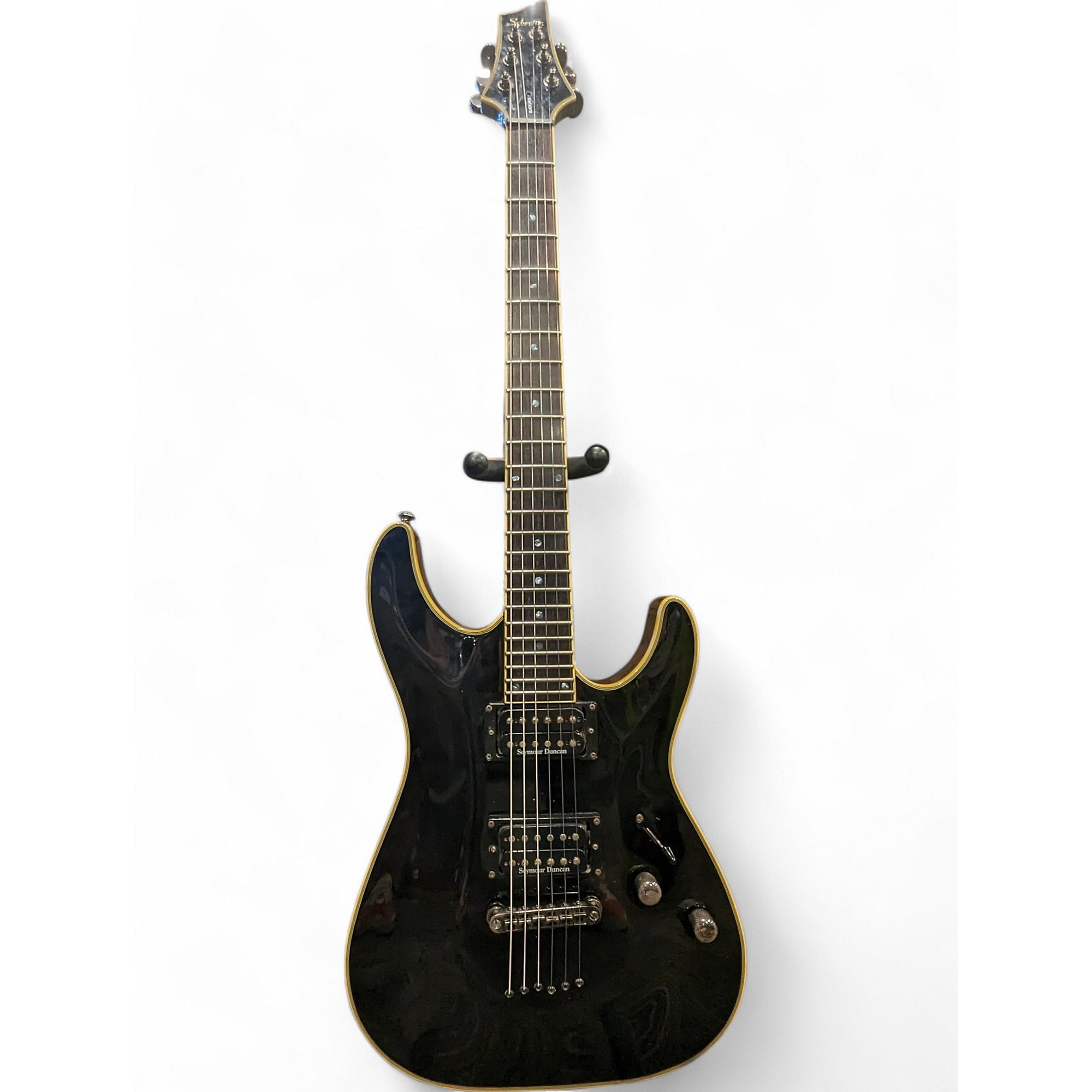 Used Schecter Guitar Research Blackjack C1 Black Solid Body