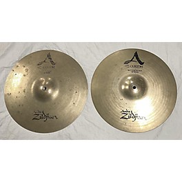 Used Zildjian Used Zildjian 14in A Custom Hi Hat Pair Cymbal