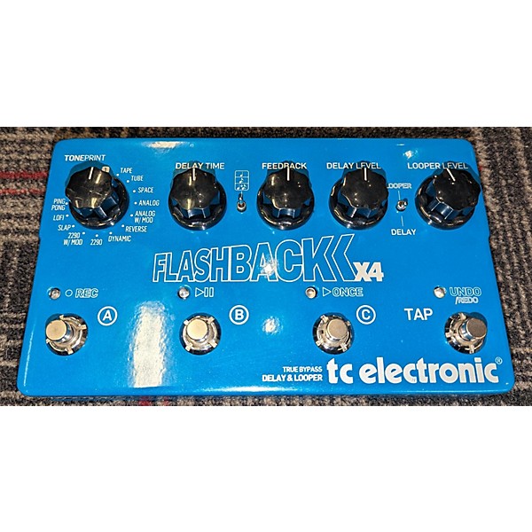 Used TC Electronic Flashback X4 Delay And Looper Effect Pedal