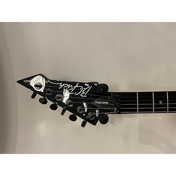 Used B.C. Rich Stranger Things "Eddie's" Inspired Limited Edition NJ Series Warlock Solid Body Electric Guitar