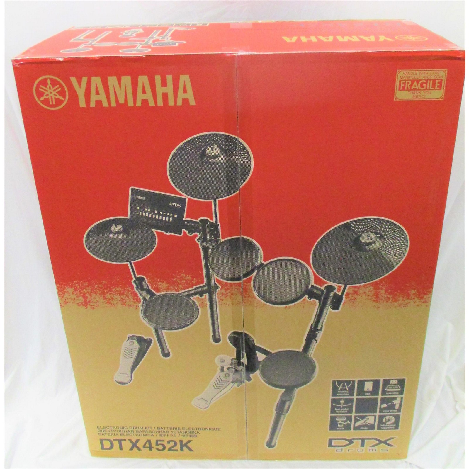 Used Yamaha DTX452K Electric Drum Set | Guitar Center