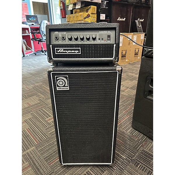 Used Ampeg Micro-CL Micro Stack 100W 2x10 Bass Combo Amp | Guitar