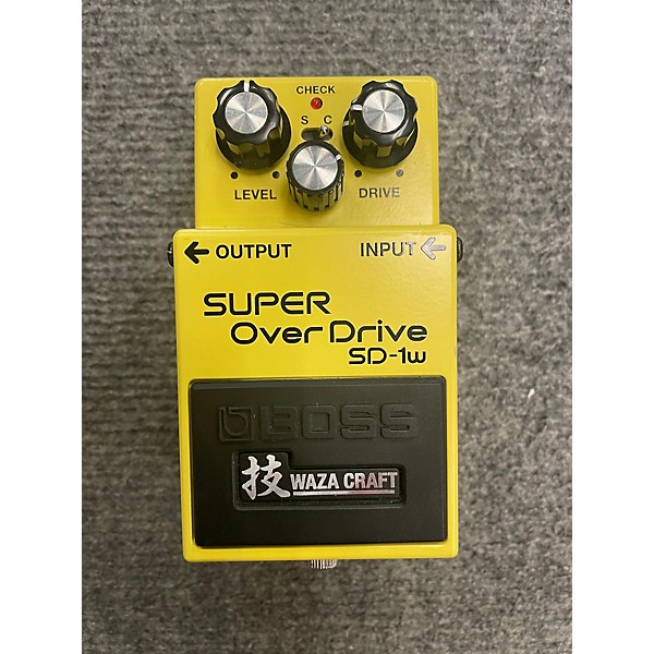 Used BOSS SD1W Super Overdrive Waza Craft Effect Pedal