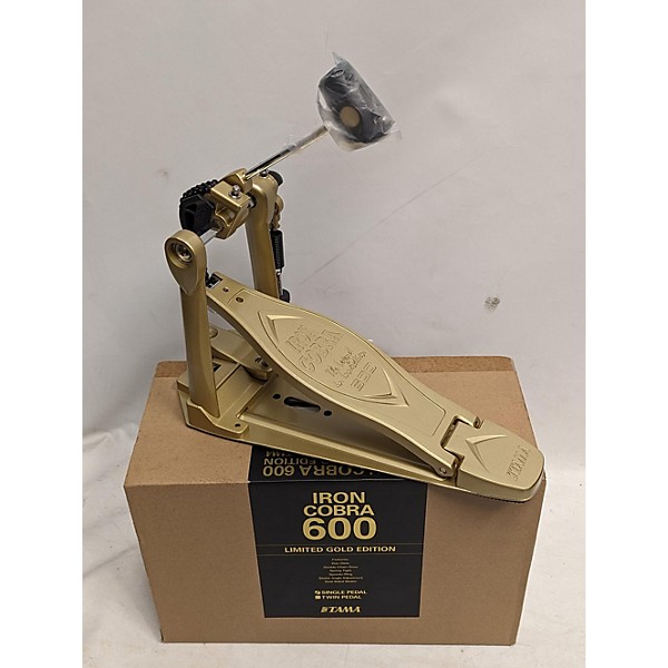 Used TAMA Iron Cobra 600 Gold Single Bass Drum Pedal | Guitar Center