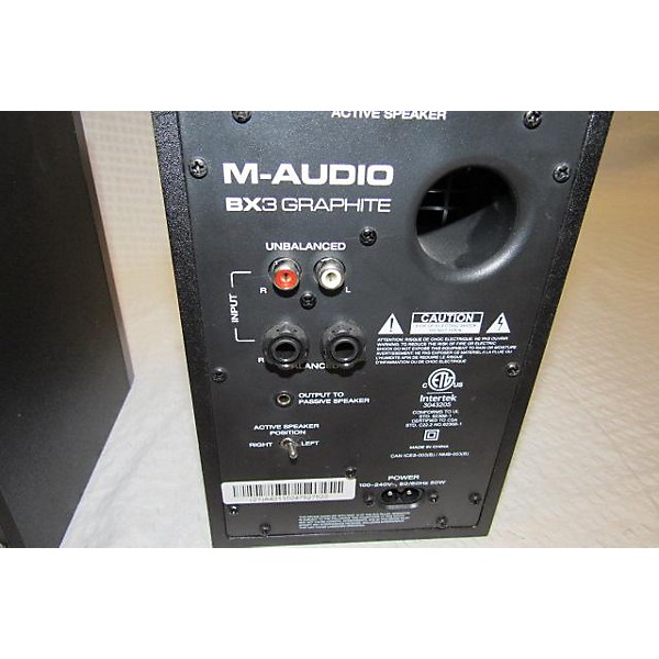Used M-Audio BX3 Graphite Pair Powered Monitor