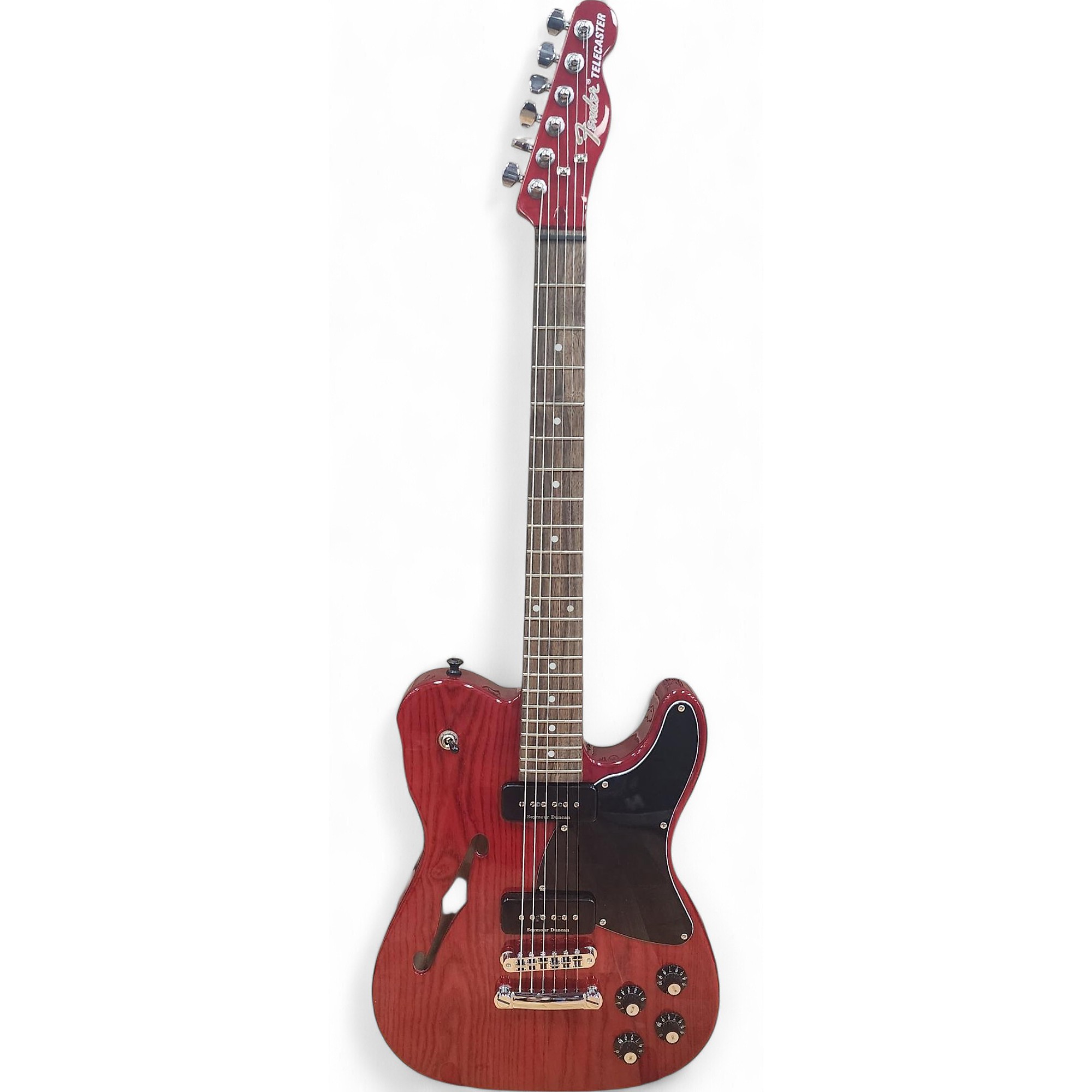 ギター Jim Fender Jim Adkins JA-90 Telecaster Thinline Electric Guitar