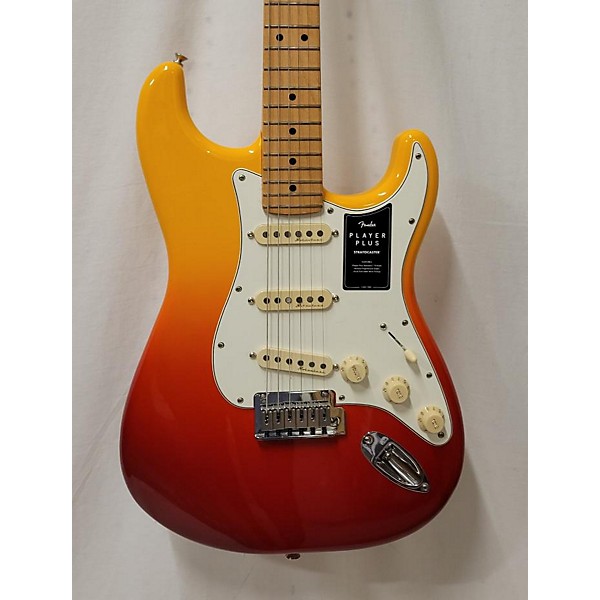 Used Fender Used Fender Player Plus Stratocaster Tequila Sunrise Solid Body Electric Guitar