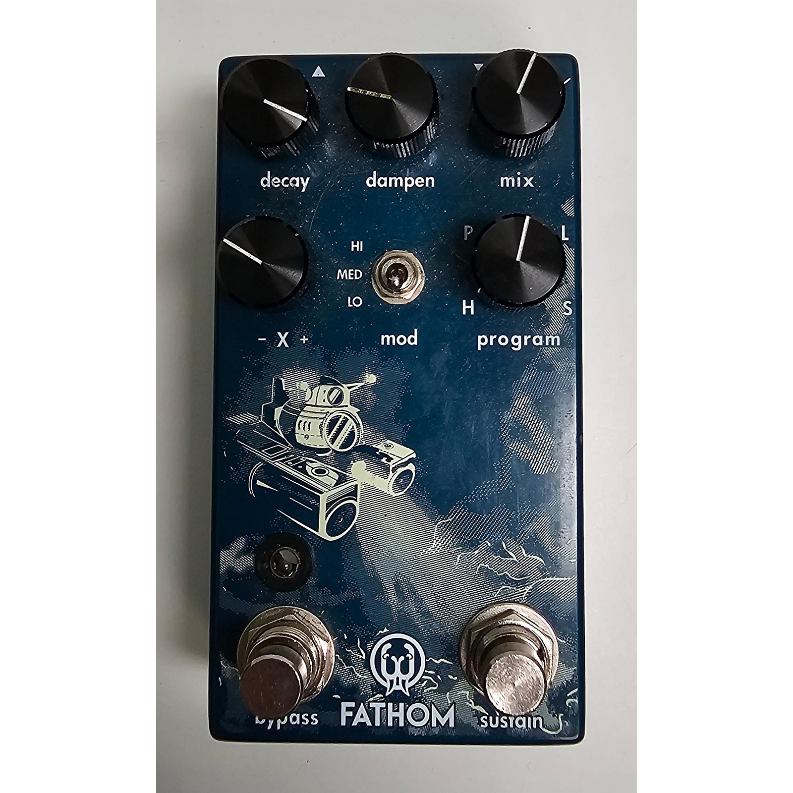 Used Walrus Audio Fathom Reverb Effect Pedal | Guitar Center