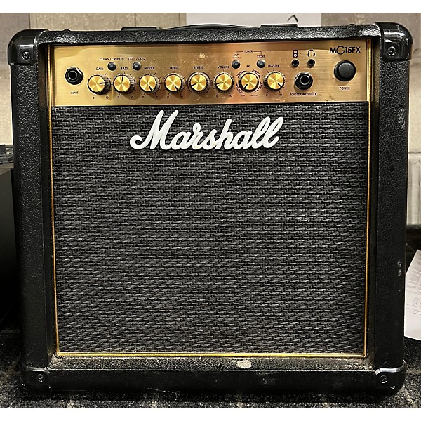 Used Marshall MG15FXMS MGFX Micro Stack Guitar Combo Amp | Guitar