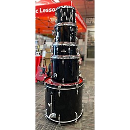 Used Pearl Used Pearl 5 piece Roadshow Black Drum Kit