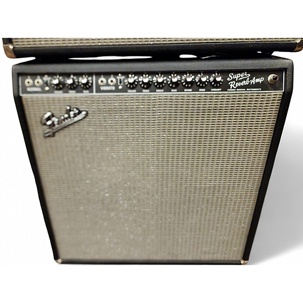 Used Fender 1965 Reissue Super Reverb 45W 4x10 Tube Guitar Combo Amp