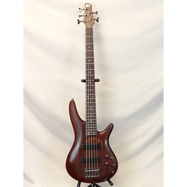 Used Ibanez SR505 5 String Electric Bass Guitar Brown | Guitar Center