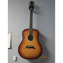 Used Breedlove Used 2015 Breedlove Masterclass Dreadnaught Caramel Burst Acoustic Electric Guitar