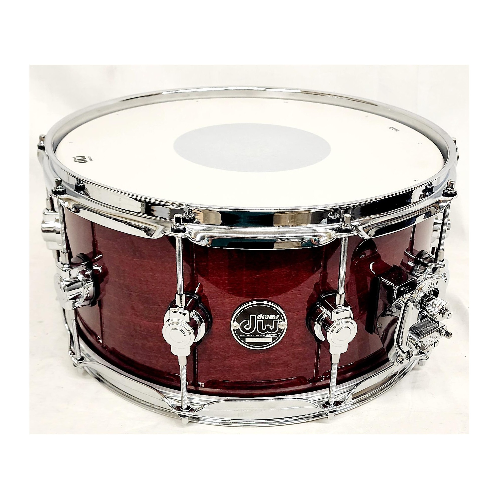 Used DW 6.5X14 Performance Series Snare Drum Cherry 15 | Guitar Center