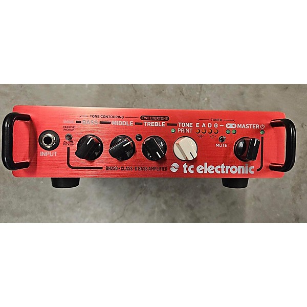 Used TC Electronic BH250 250W Bass Amp Head | Guitar Center