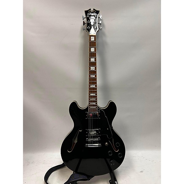 Used D'Angelico Used D'Angelico Premier Series DC Black Hollow Body Electric Guitar