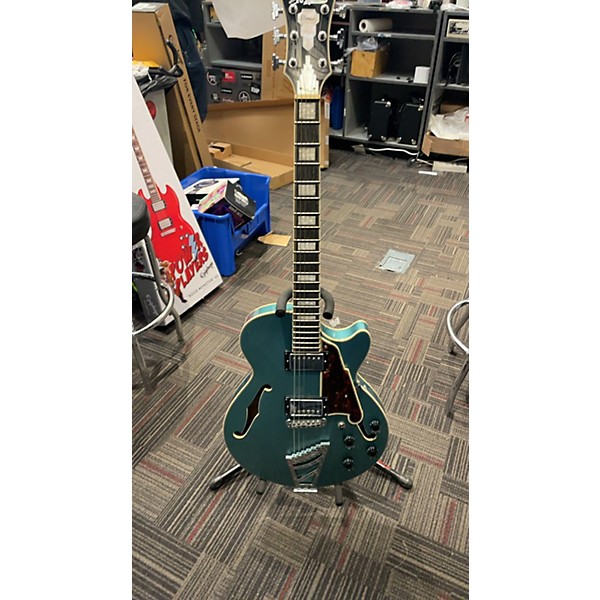 Used D'Angelico Used D'Angelico Premier Series SS Ocean Turquoise Hollow Body Electric Guitar